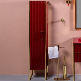 Пенал Armadi Art Monaco 170см бордо/золото 868-RG